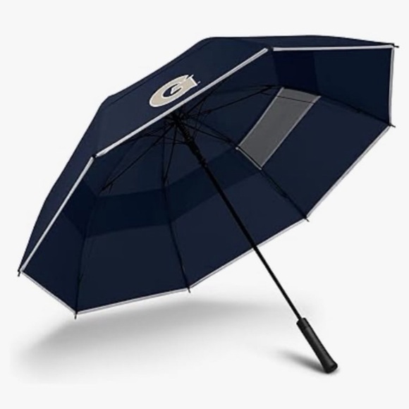 NEW 68” Weatherman Golf Umbrella - Georgetown Hoyas University Navy Blue - Picture 2 of 9